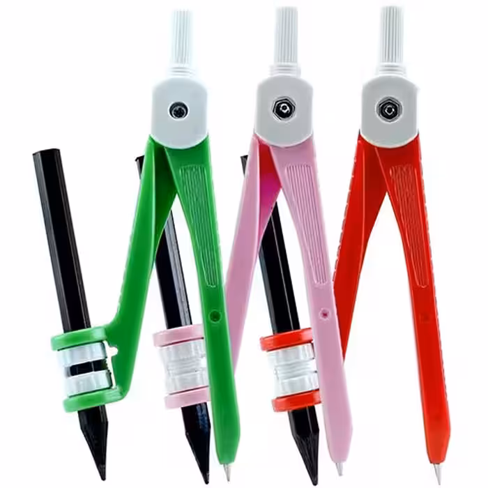 پرگار مدادی پلاستیکی بسته 1 عددی