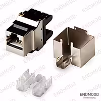 کیستون 180 درجه Cat6 FTP متا الکترونیک