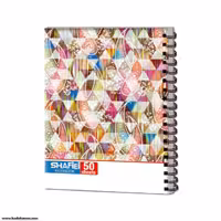 دفتر 50 برگ یک خط کلاسیک فنردوبل کد 33 شفیعی