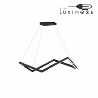 لوسترلاینرشش ضلعی نامتقارن آویزمدرن 120wآقای نور مدل MR3