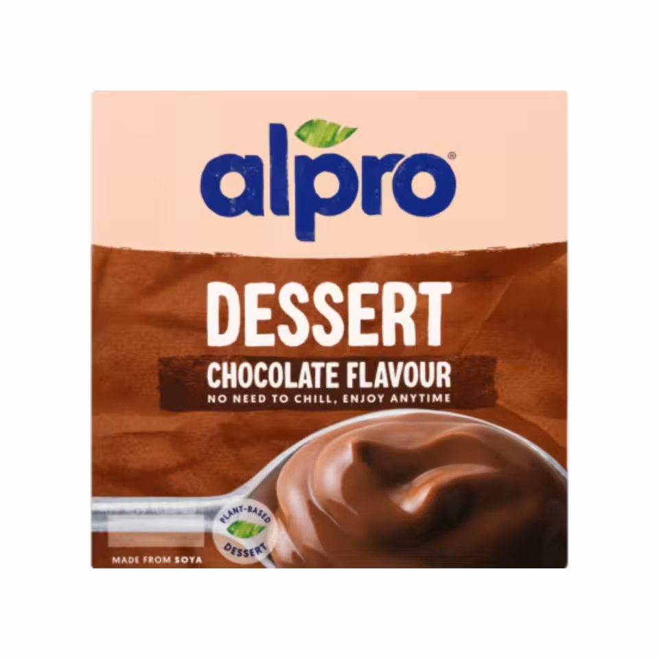 دسر گیاهی آلپرو طعم شکلات بسته 4 عددی (500 گرم) alpro
