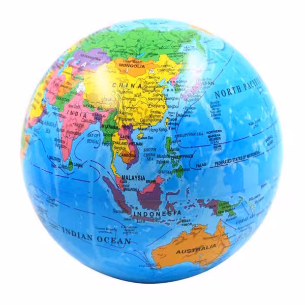 ماکت دکوری طرح کره زمین مدل S10