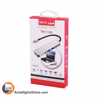 هاب TSCO THU 1160 USB 3.0/HDMI/AUX/Type-C PD To Type-C
