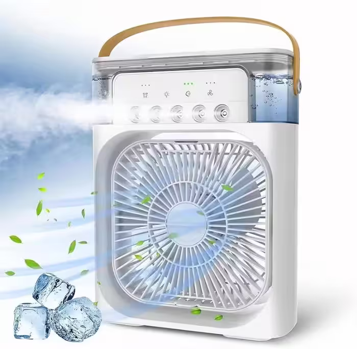 پنکه مه پاش 5تایی پد دار(مدل Air Cooler Fan) (کولر آبی) - کیفیت بالا