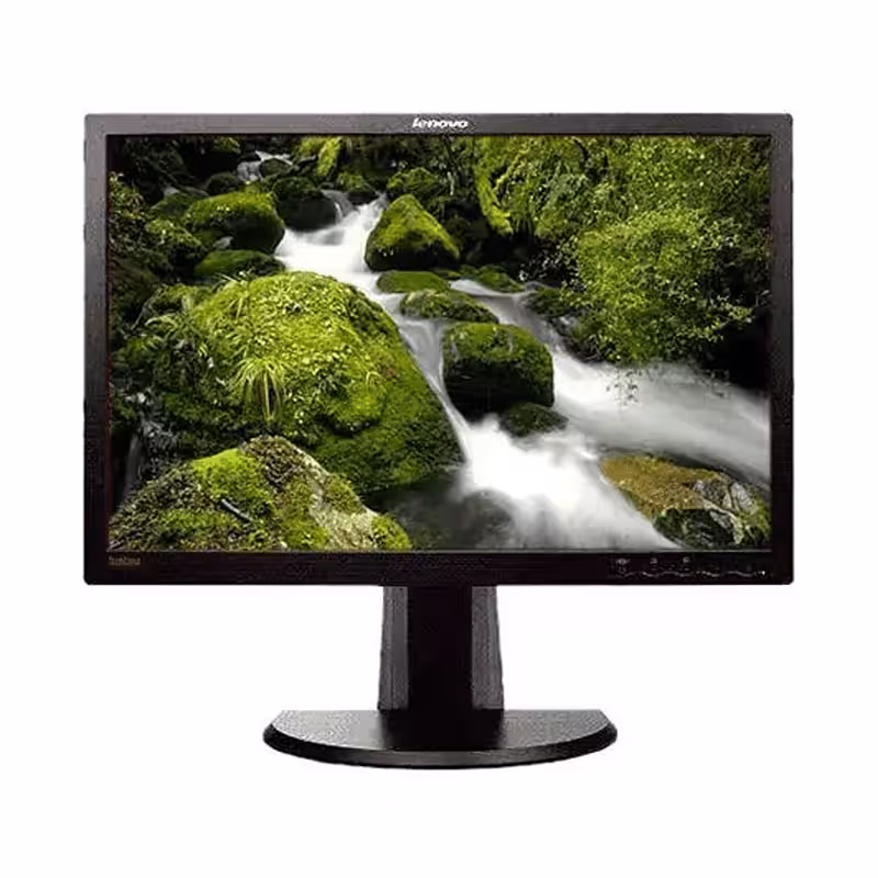 مانیتور 24 اینچی لنوو مدل Lenovo 24 LT2452p، رزولوشن Full HD و نور پسزمینه LED، دارای 1 عدد پورت VGA، با نسبت تصویر 16:10 – monitor