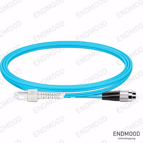 پچ کورد فیبر نوری 5 متری داپلکس نگزنس Nexans OM3 SC-FC