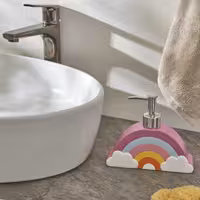 پمپ مایع بهداشتی کاراجا طرح رنگین کمان