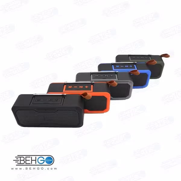 بلندگو یا اسپیکر بلوتوثی فلش خور AUXخور رم خور قابل حمل با کیفیت مدل Bluetooth Speaker MODEL JZ-005