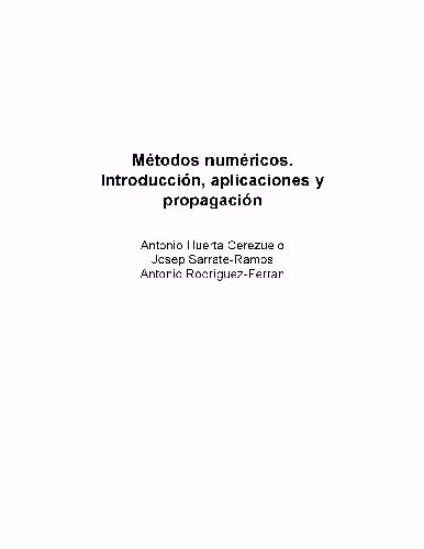 خرید و دانلود نسخه کامل کتاب Métodos numéricos : Introducción, aplicaciones y programación