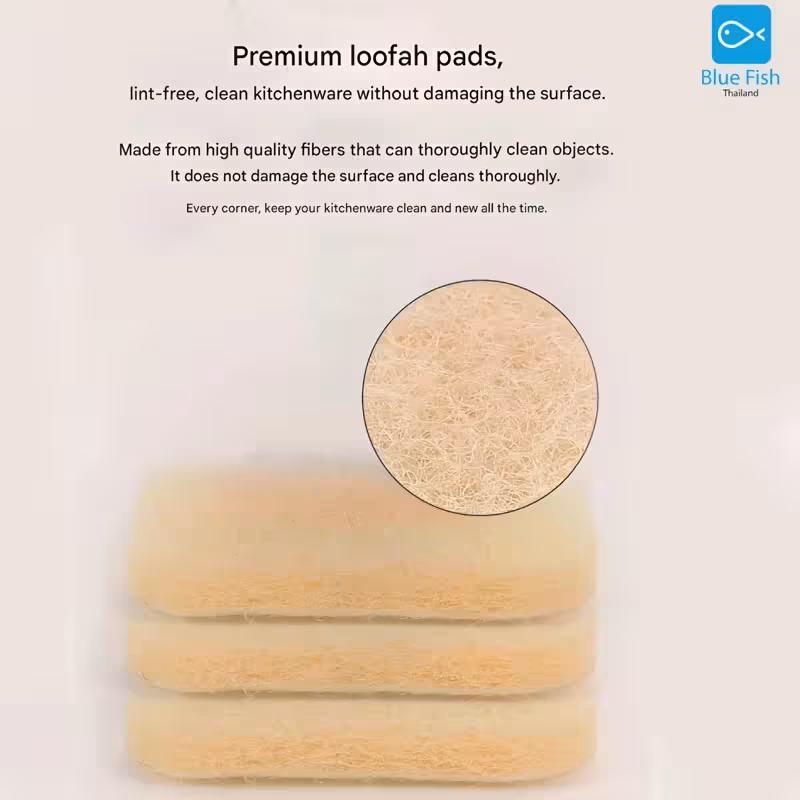 برس ظرفشویی با جای مایع دیواری بلوفیش PB01