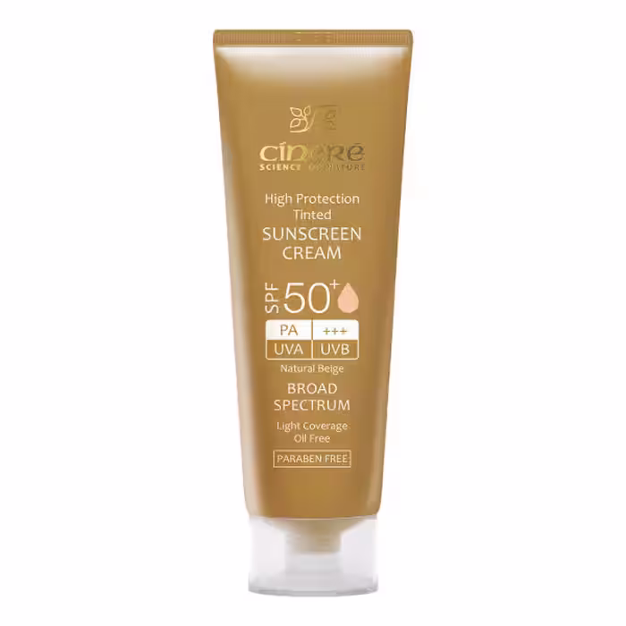 کرم ضد آفتاب سینره spf 50 بی رنگ