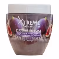 ژل اسکراب روشن‌کننده و آبرسان صورت و بدن اکستریم Xtreme مدل انجیر حجم 500ml