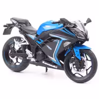 ماکت موتور فلزی کاوازاکی نینجا 250 اسپرت اتومکس – آبی