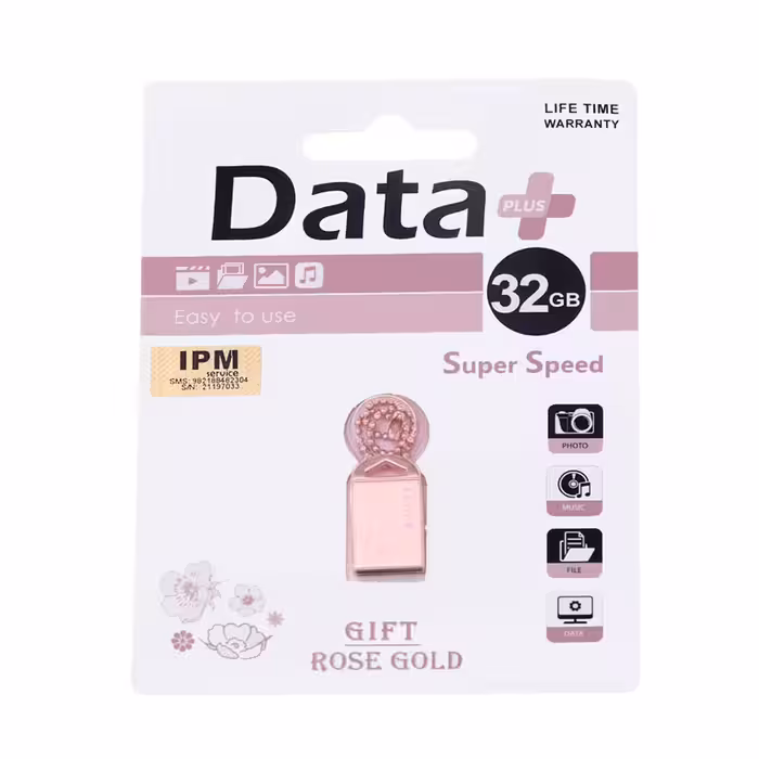 فلش Data Plus Gift Rose Gold USB2.0 Flash Memory-32GB