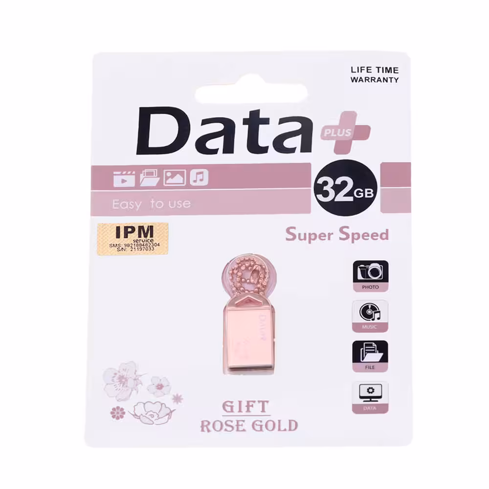 فلش Data Plus Gift Rose Gold USB2.0 Flash Memory-32GB
