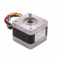 استپر موتور NEMA17 دو فاز 1.8 درجه 6 سیم 2.5 کیلوگرم مدل 17PM-J049CN02CN مارک Minebea