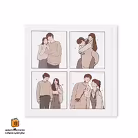 دفتر بدون خط مدل LOVE آوان (avaan)