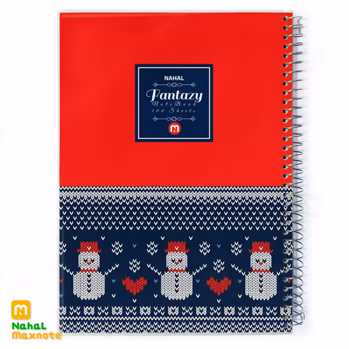 دفتر 100 برگ سیمی طلقی کد 3112.طرح 10