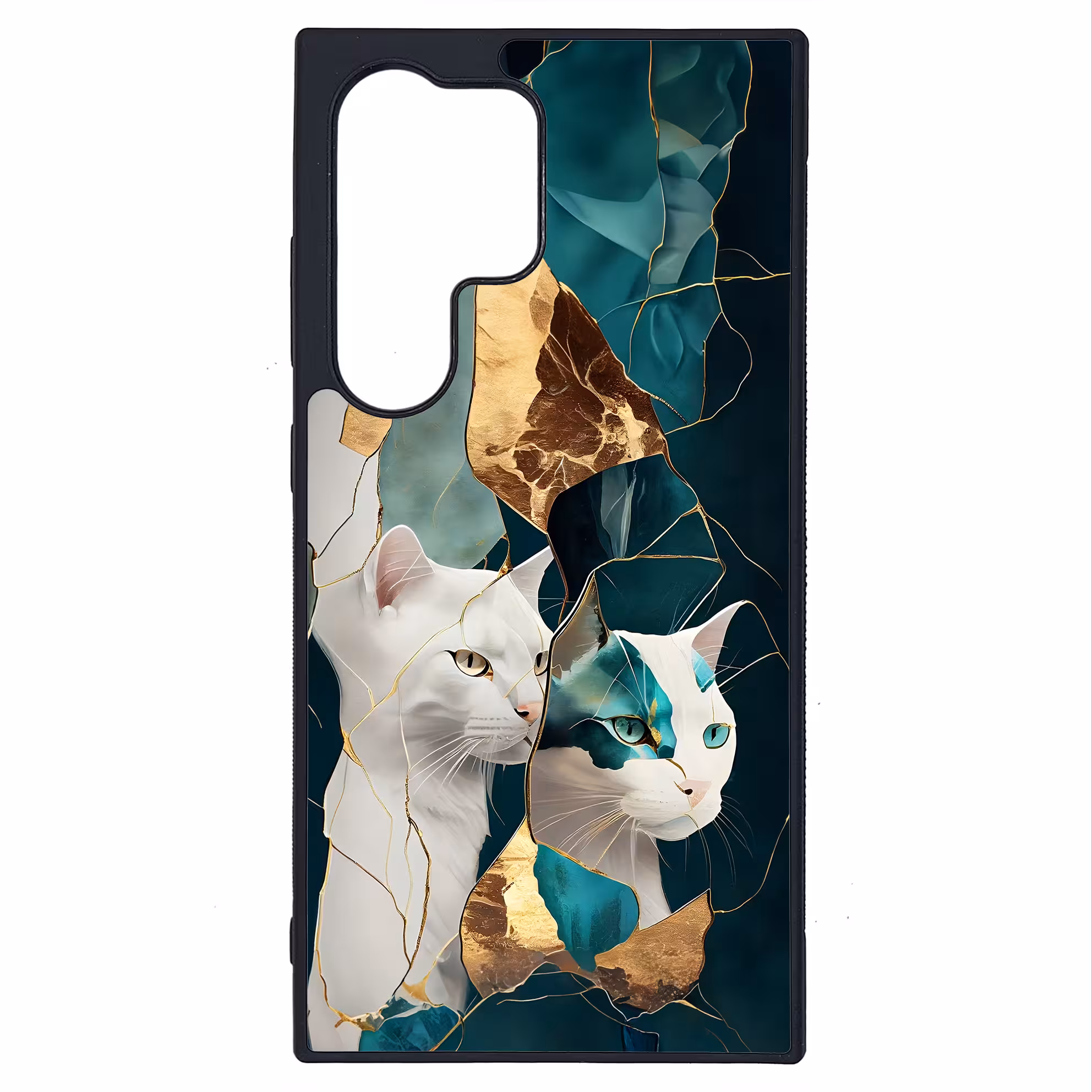 کاور طرح گربه کد G-132 مناسب برای گوشی موبایل سامسونگ Galaxy S24 Ultra | دیجی قاب دونی