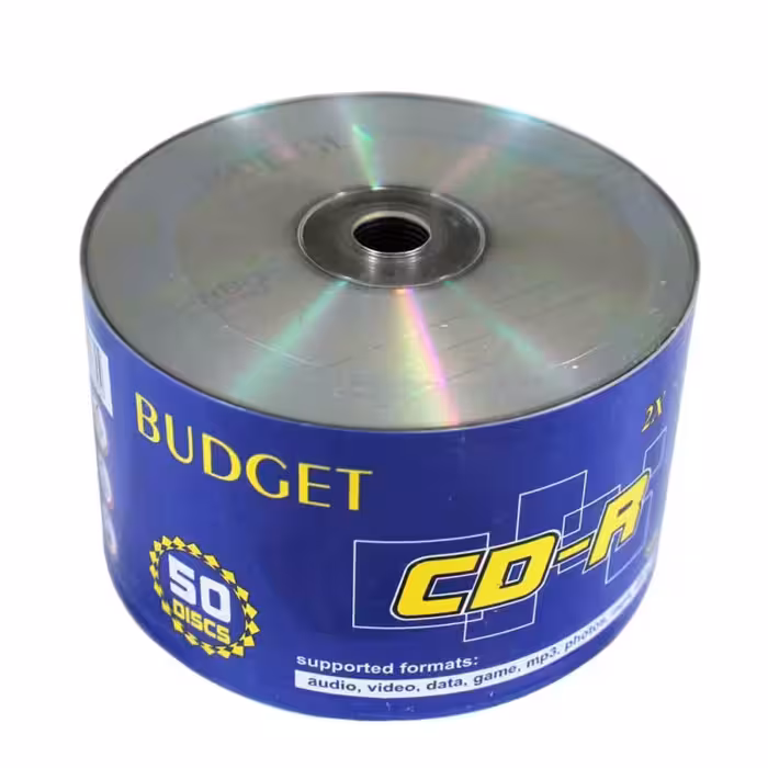 CD خام باجت BUDGET بسته 50 عددی بدون پک