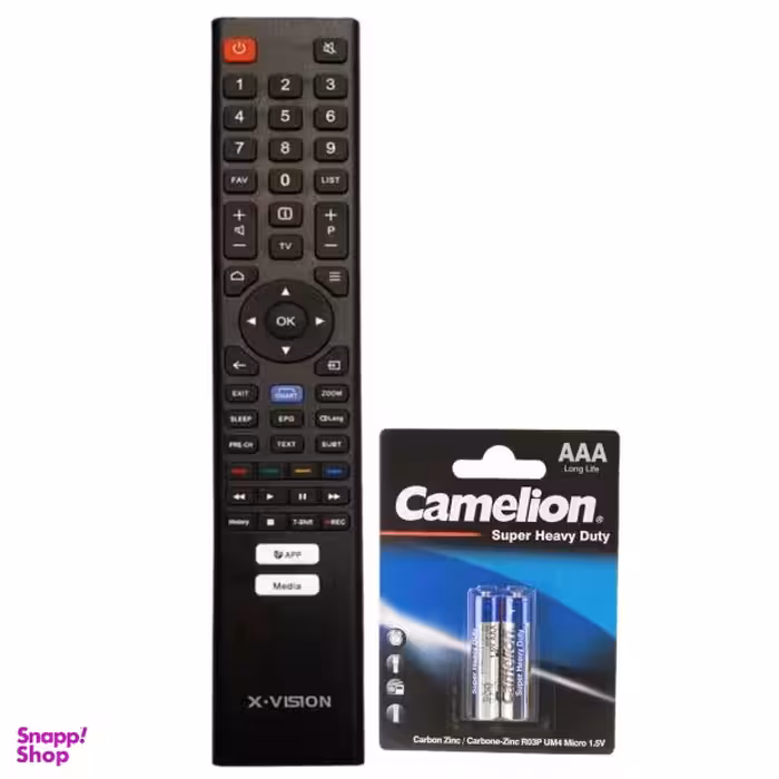 ریموت کنترل ایکس ویژن مدل 725 به همراه باتری