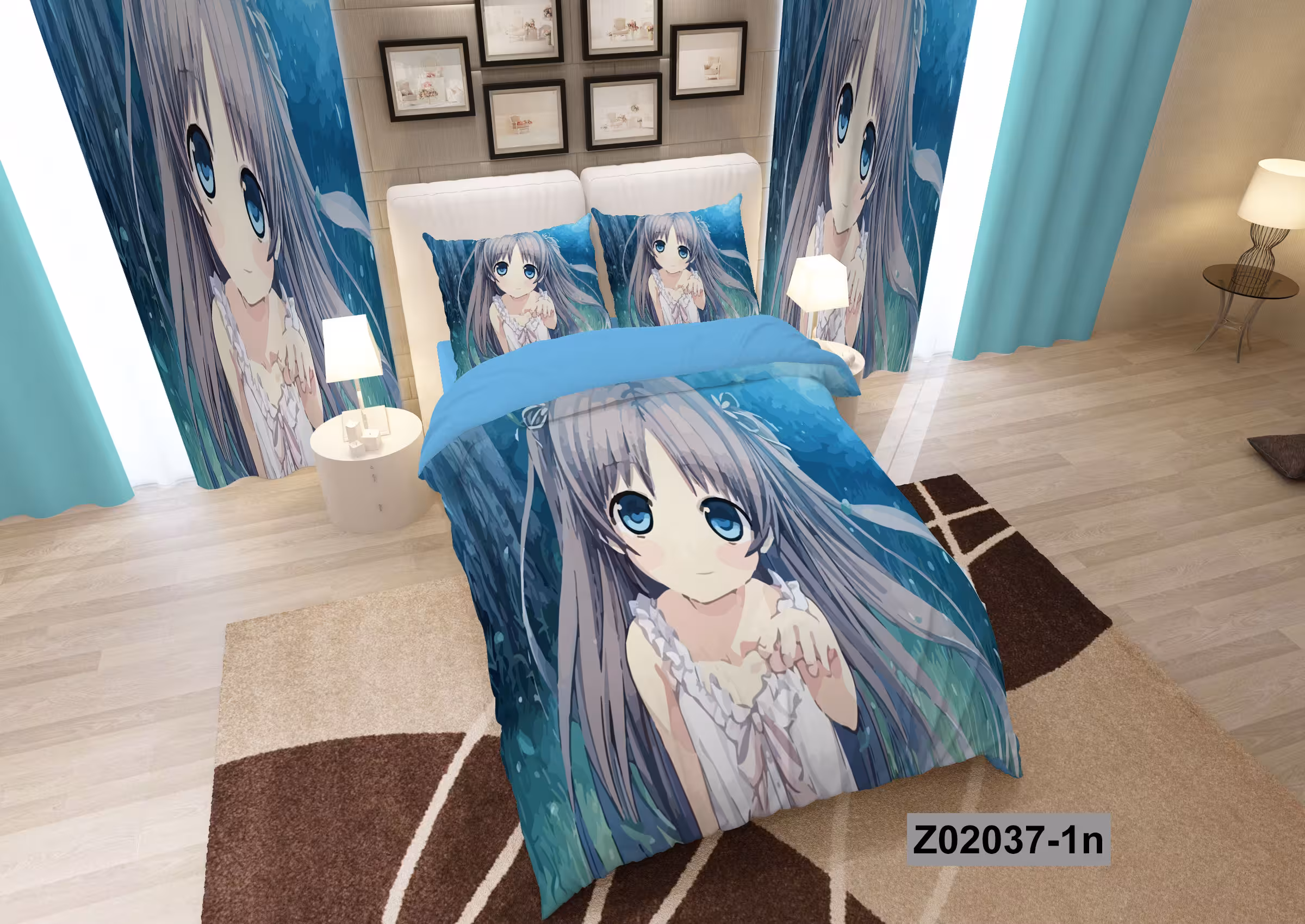 لحاف روتختی تنسل سه بعدی (3D) کالای خواب متین کد 2037