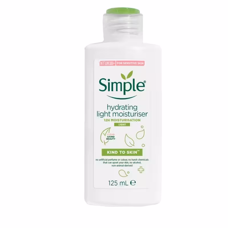 کرم آبرسان و مرطوب کننده سیمپل مدل light حجم 125 میلی