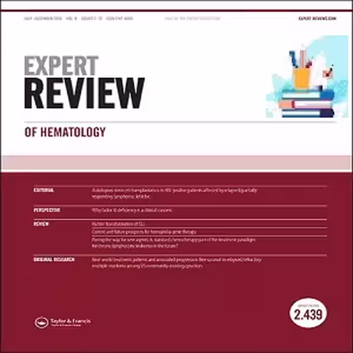 Expert Review of Hematology 2022 Full Archives at 30€ - کتاب پزشکی بهار