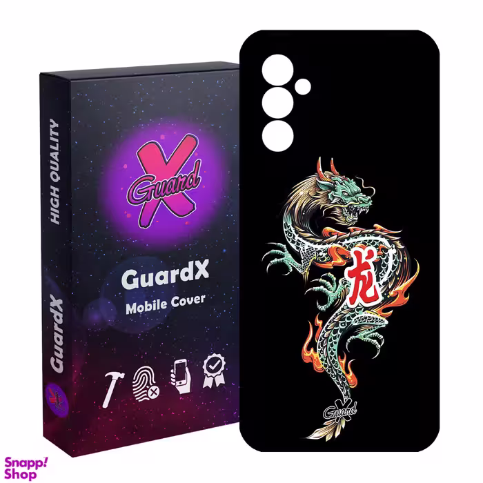 کاور گارد ایکس طرح Dragon مدل Glass10296 مناسب برای گوشی موبایل سامسونگ Galaxy A54 / A54 5G