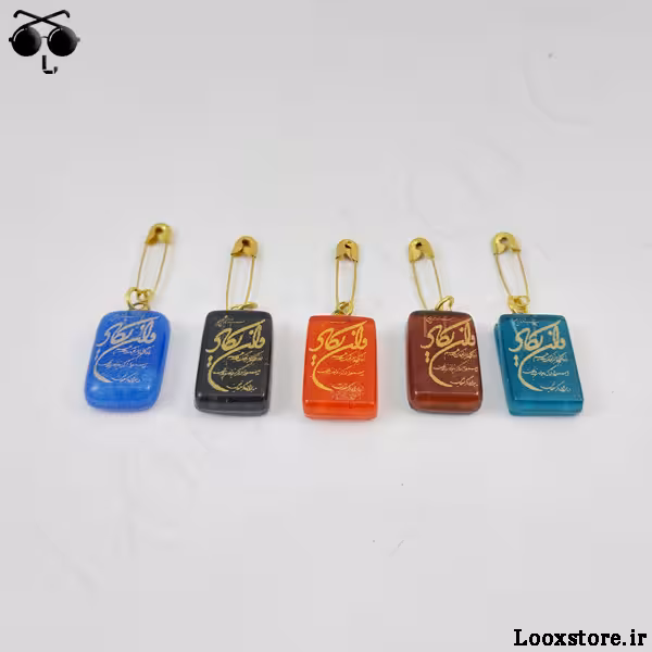 آویز و ان یکاد رنگی رزینی ارزان قیمت