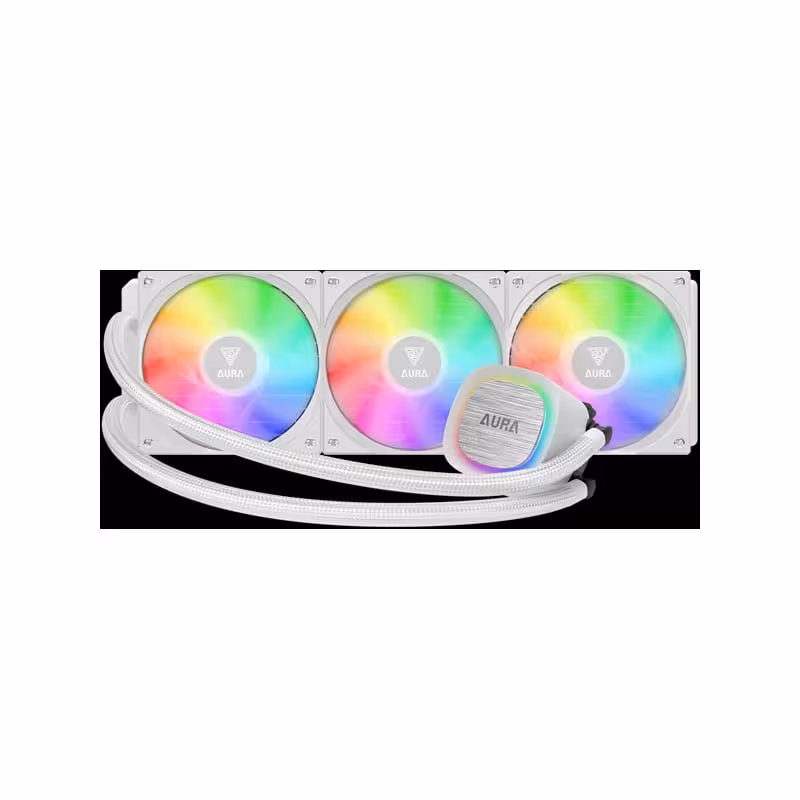 خنک کننده مایع پردازنده گیم دیاس AURA GL360 V2 WH
