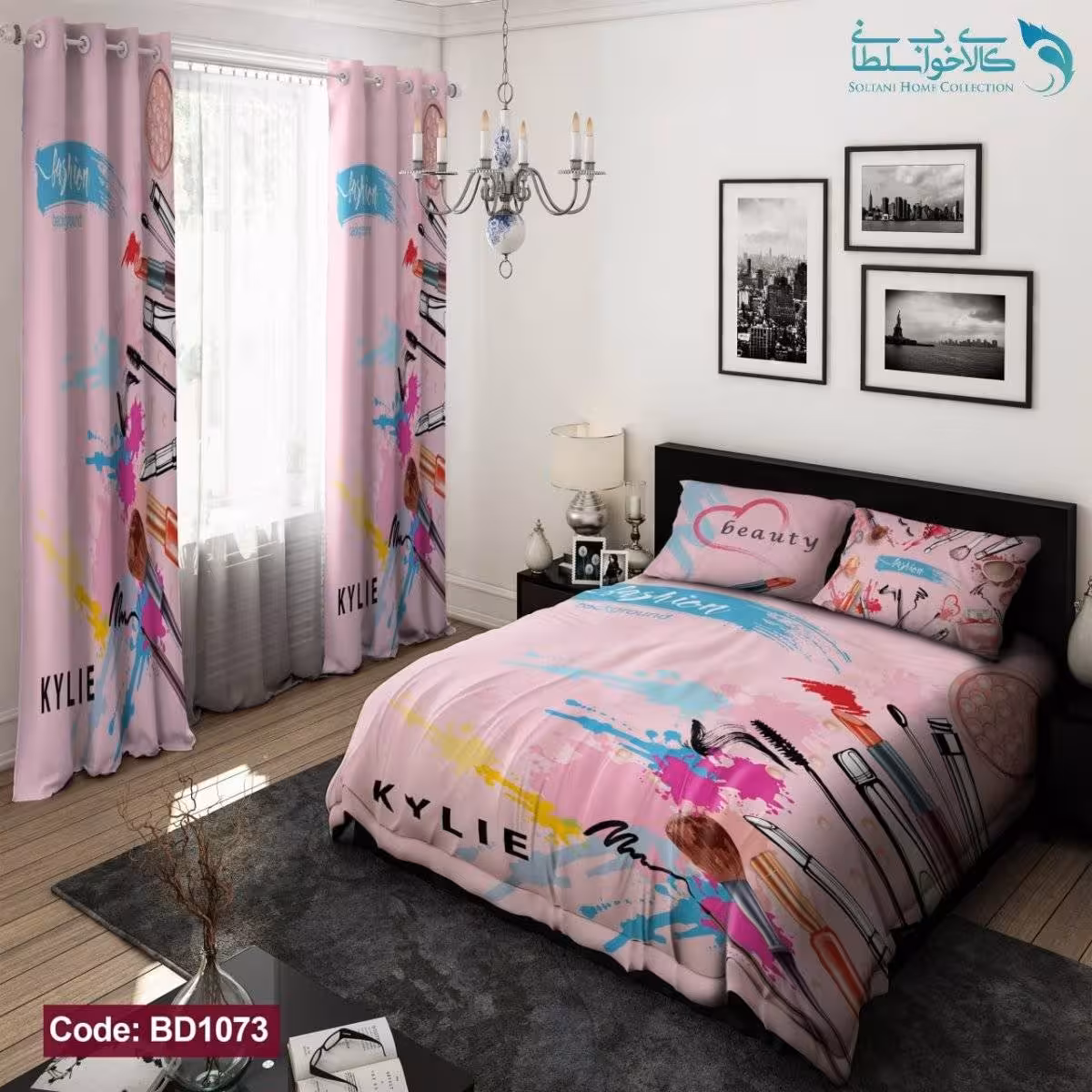 روتختی طرح میکاپ دو نفره کد BD1073