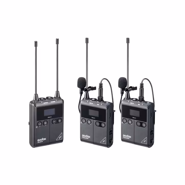 میکروفن بی سیم گودکس Godox WMicS1 Kit 2 (دو میکروفن)