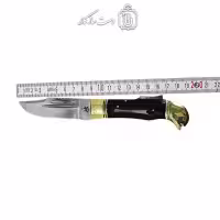چاقو ضامن دار زنجان 19 سانتیمتری دسته مشکی کد SHN-28