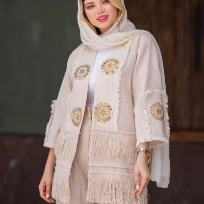 مانتو شلوار زنانه لنین قاصدک