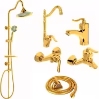 شیرآلات 6تکه قاصدک طلایی