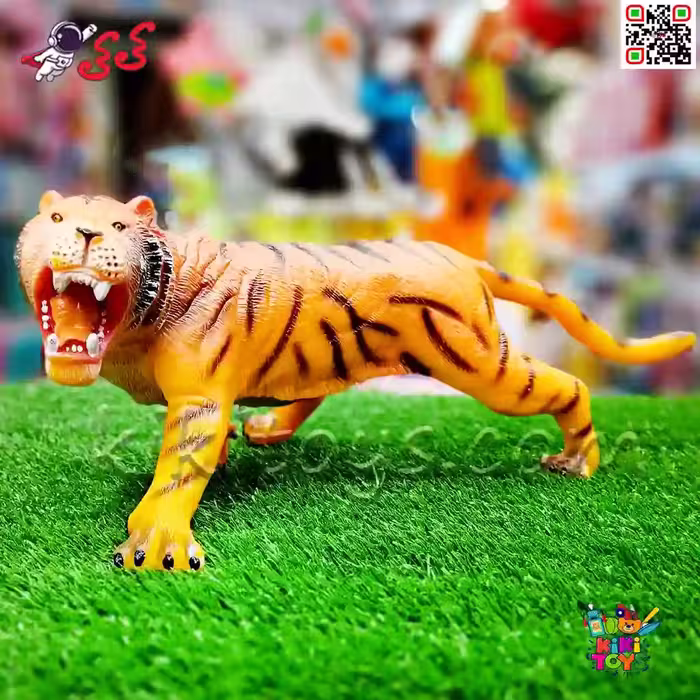 فیگور حیوانات ببر اسباب بازی بزرگ موزیکال و گوشتی