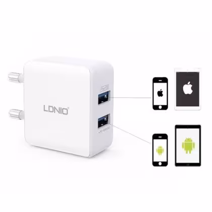 شارژر 2 پورت LDNIO DL-AC200