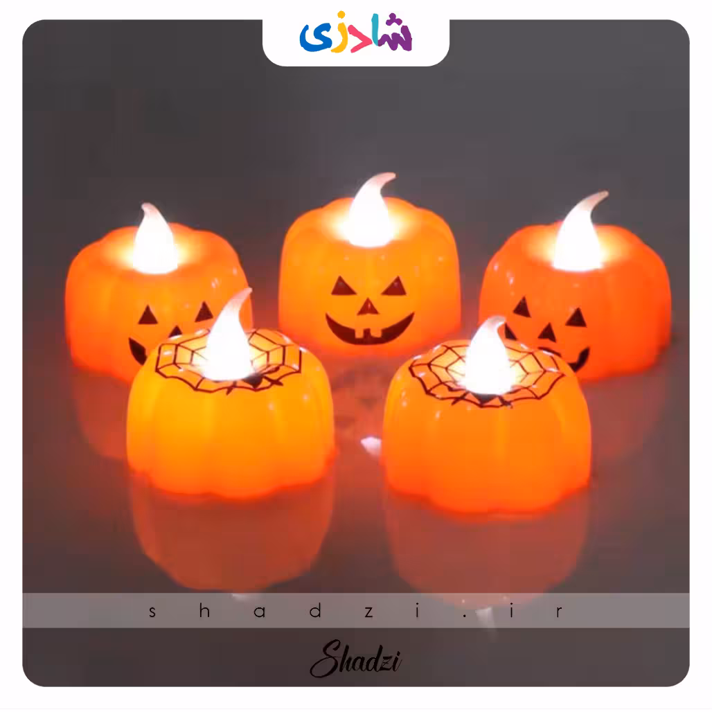 چراغ کوچک نارنجی هالووین