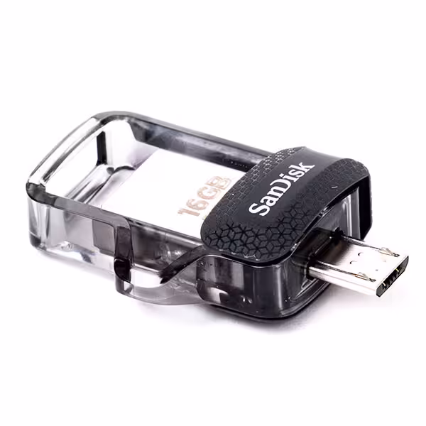 فلش مموری سن دیسک Ultra Dual Drive M3.0 SDDD3 ظرفیت 16 گیگابایت