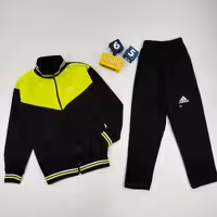 ست سویشرت و شلوار ورزشی بچه گانه آدیداس سبز کد 10431