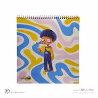 دفتر100برگ نقاشی کد9504ایمان جلدپ پ