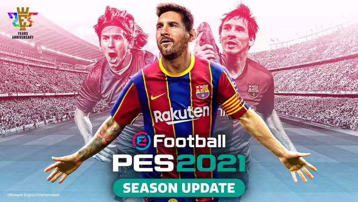 اکانت بازی EFOOTBALL PES 2021 SEASON UPDATE ظرفیت دوم برای پلی استیشن 4 و 5