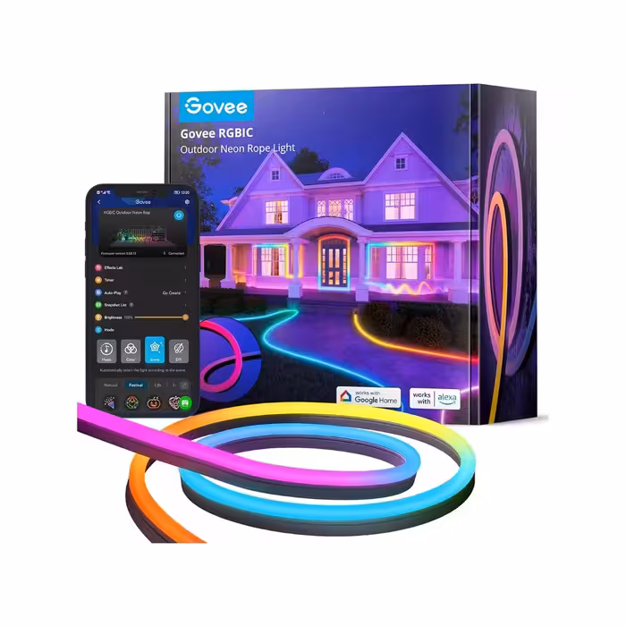 قیمت ریسه هوشمند فضای باز گووی 10 متری مدل Lights H61A8