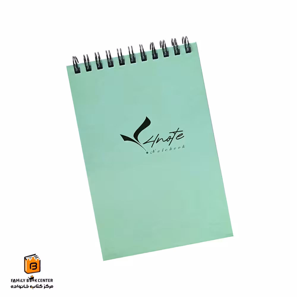 دفترچه یادداشت 60 برگ سری Pastel سبزآبی