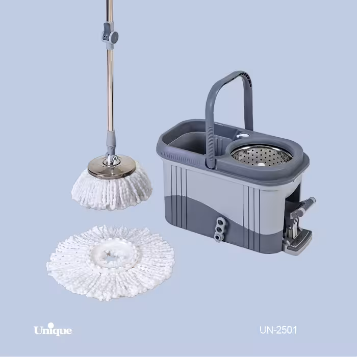 ست سطل و تی زمین شوی یونیک پدال دار مدل 2501