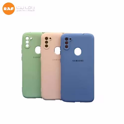 قاب طرح سیلیکونی محافظ لنزدار Samsung Galaxy A11