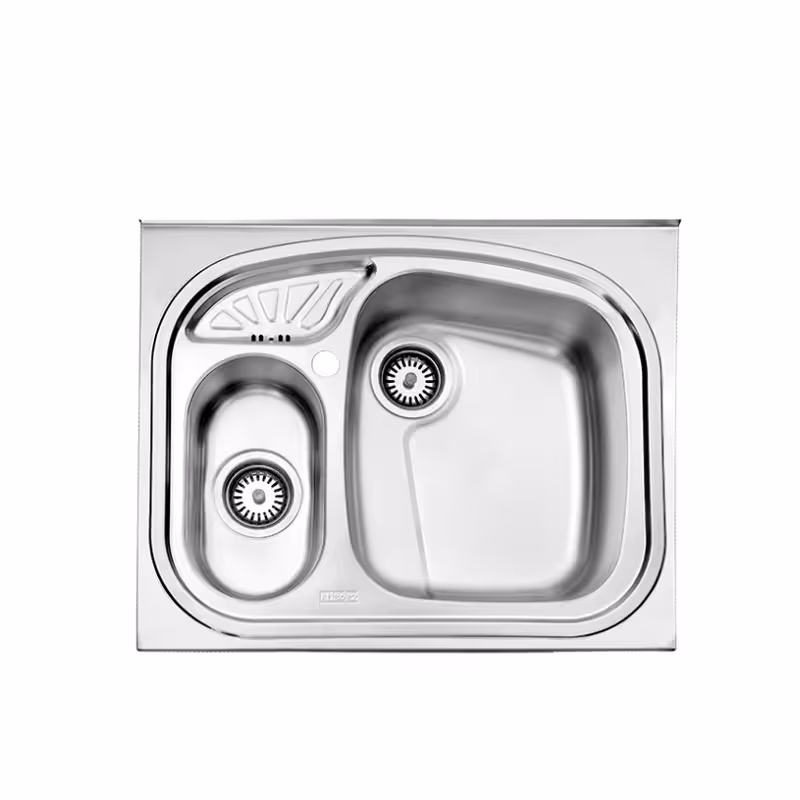 سينک ظرفشویی روکار استیل البرز مدل 605/60