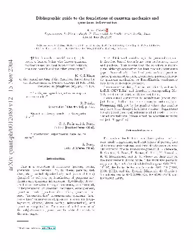 خرید و دانلود نسخه کامل کتاب Bibliographic Guide to Foundations of Quantum Mechanics