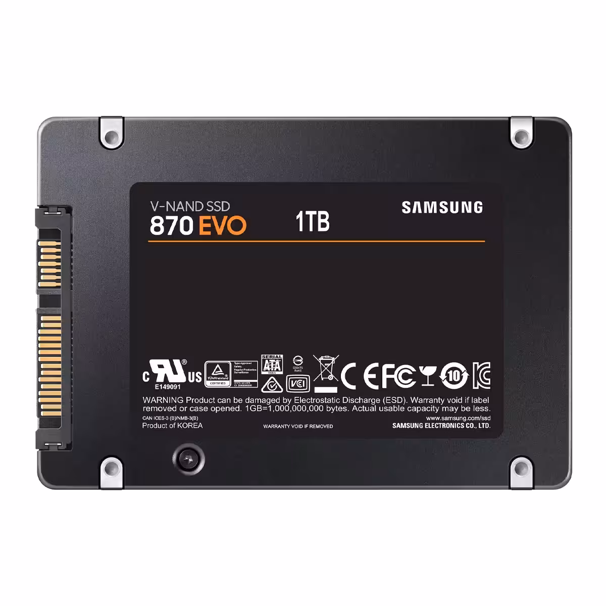 هارد اینترنال استوک اس اس دی سامسونگ مدل Samsung 870 EVO ظرفیت 1 ترابایت